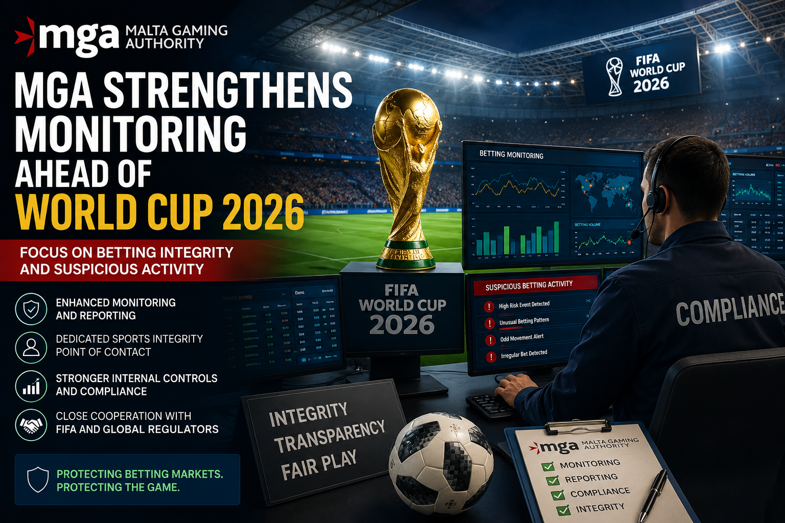 MGA Calls for Enhanced Sports Betting Oversight During World Cup