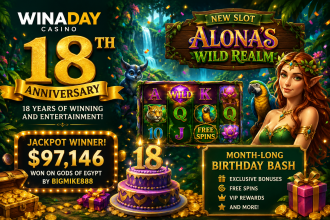 Winaday Casino Celebrates 18 Years Online with New Release — слот